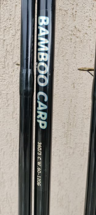 Set 5 Lansete Pokee Bamboo Carp 3,60 M/ 3 tronsoane.