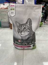 !Сухой корм Деликатное пищеварение ПроПлан(ProPlan) для кошек