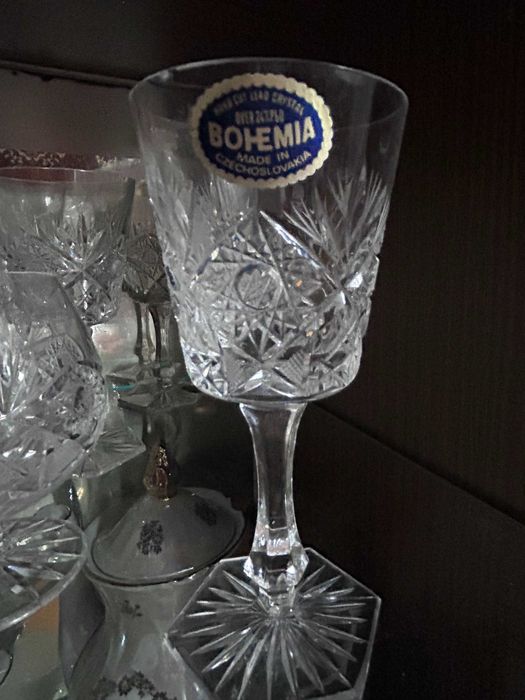 Продам фужеры хрустальные BOHEMIA