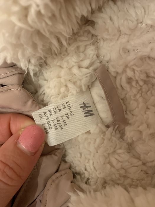 Бебешки ватиран гащеризон/ космонавт, H&M, размер: 62