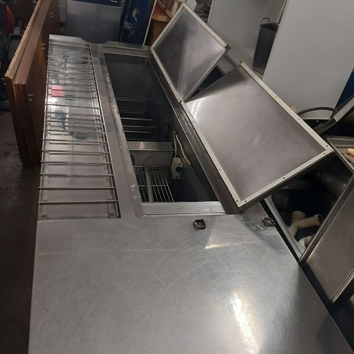 Masa rece lucru/salatiera 260/70/70cm