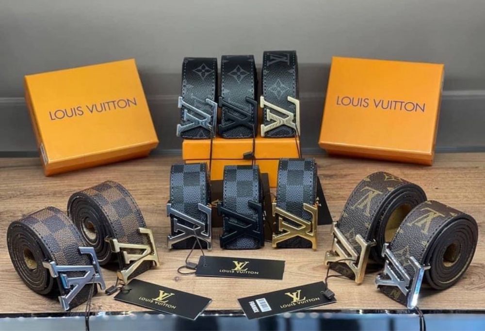 Curea din piele naturala PREMIUM Louis Vuitton LV