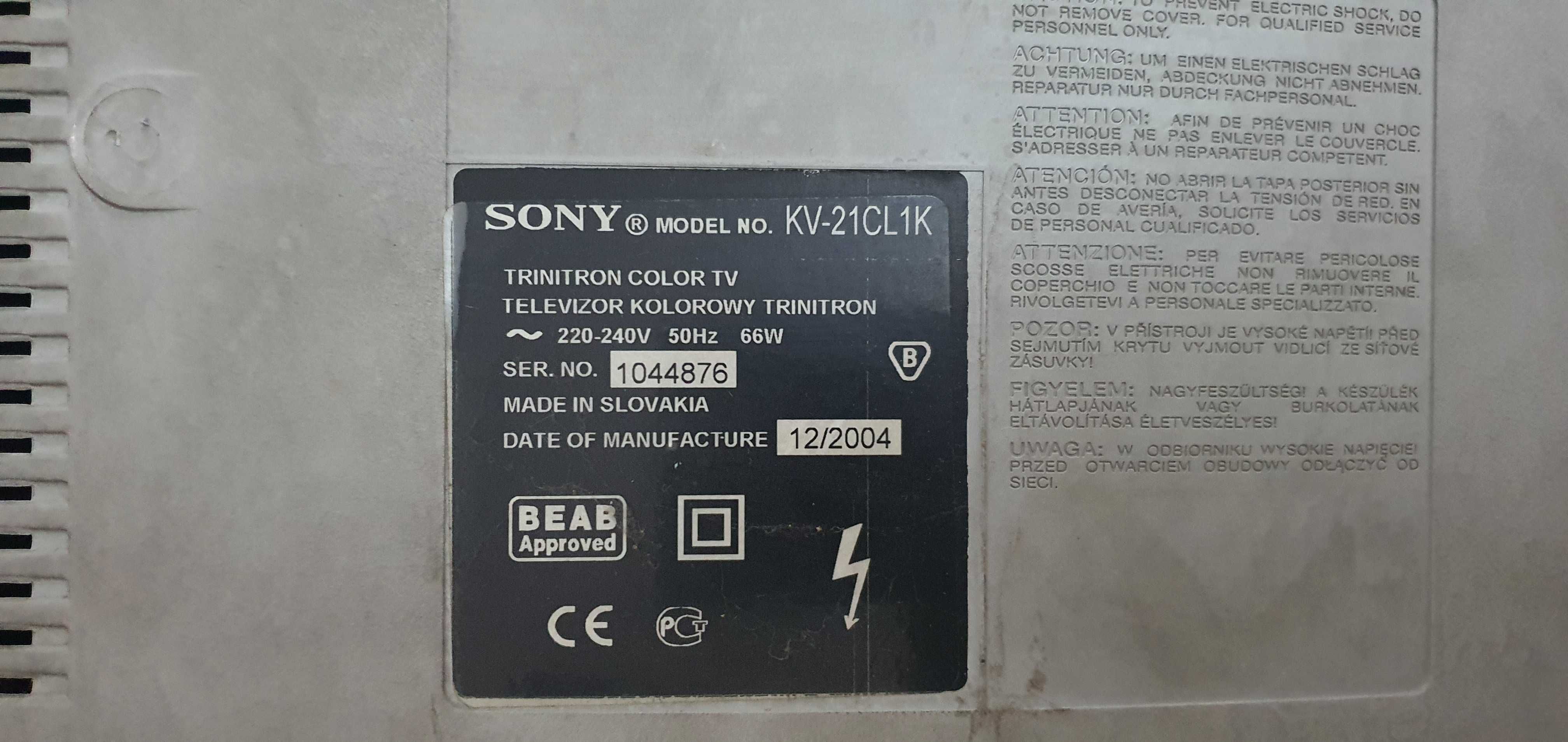 Televizor Sony Triniton Color model KV-21CL1K