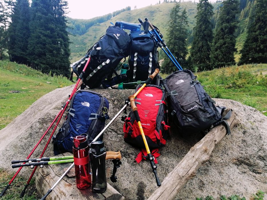Рюкзак горный походный Палки трекинговые скандинавские