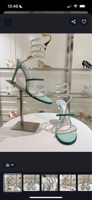 Sandale Rene Caovilla piele pe stoc si pe comanda