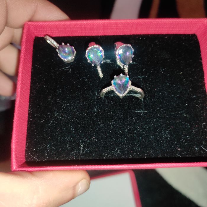 Inel argint și cercei dama