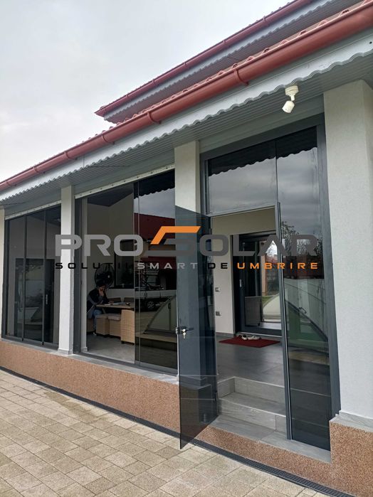 Pergola terasa/ inchideri sticla securizata/ghilotina/ armonica SEBES