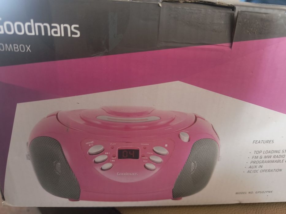 Радио и диск Radio CD boombox Goodmans