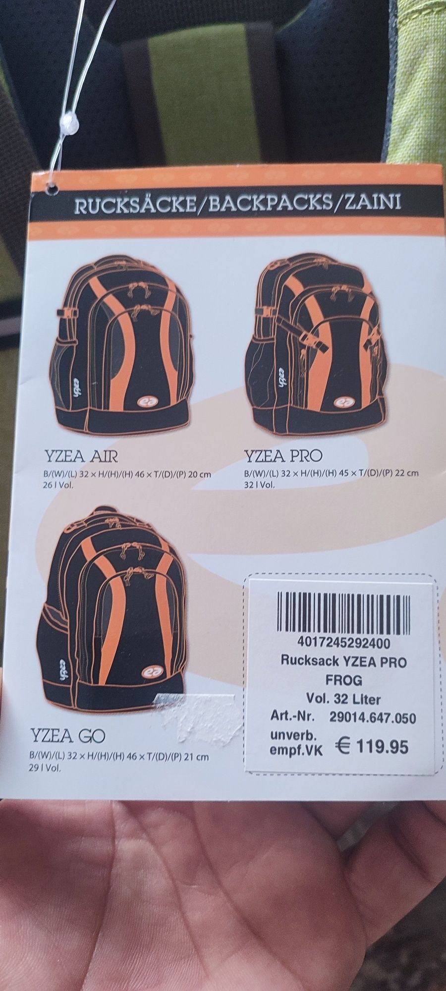 Vand Rucsac de scoala Yzea Pro