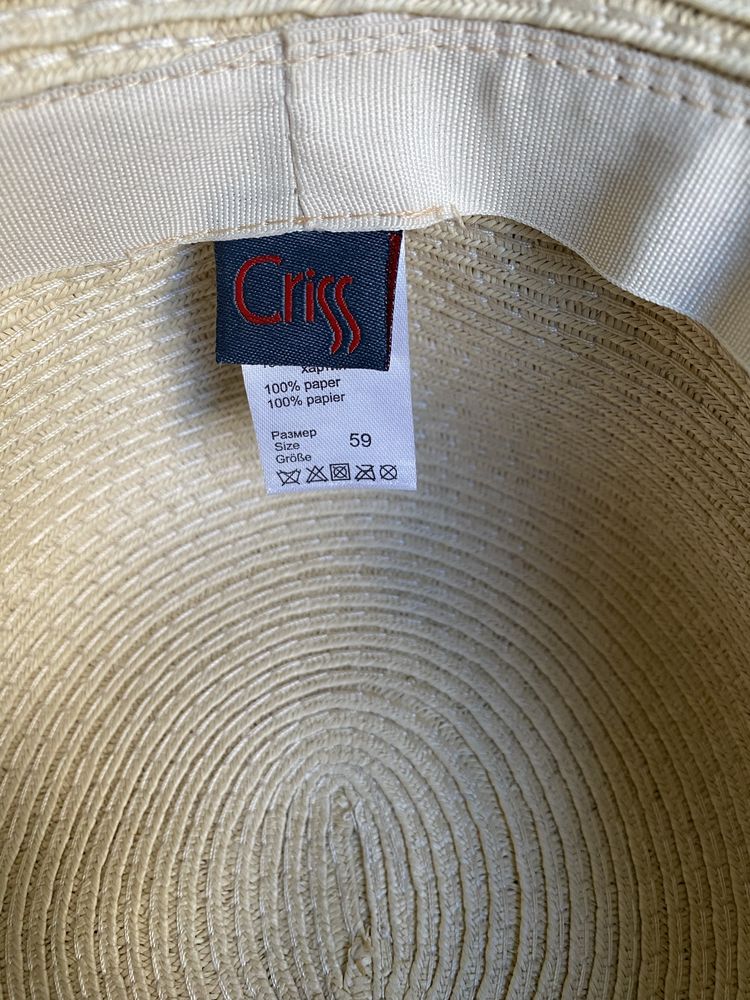 Дамска плажна шапка с панделка Criss