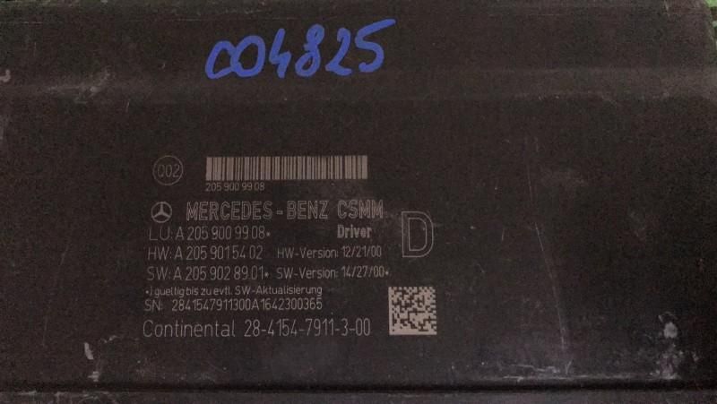 Calculator confort Mercedes C-Class 2014-> W205 a2059009908