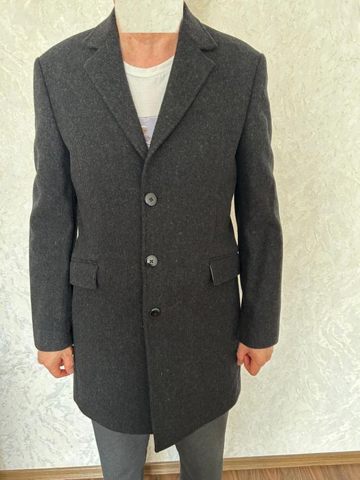 Пальто мужское, демисезонное, б/у, р.48