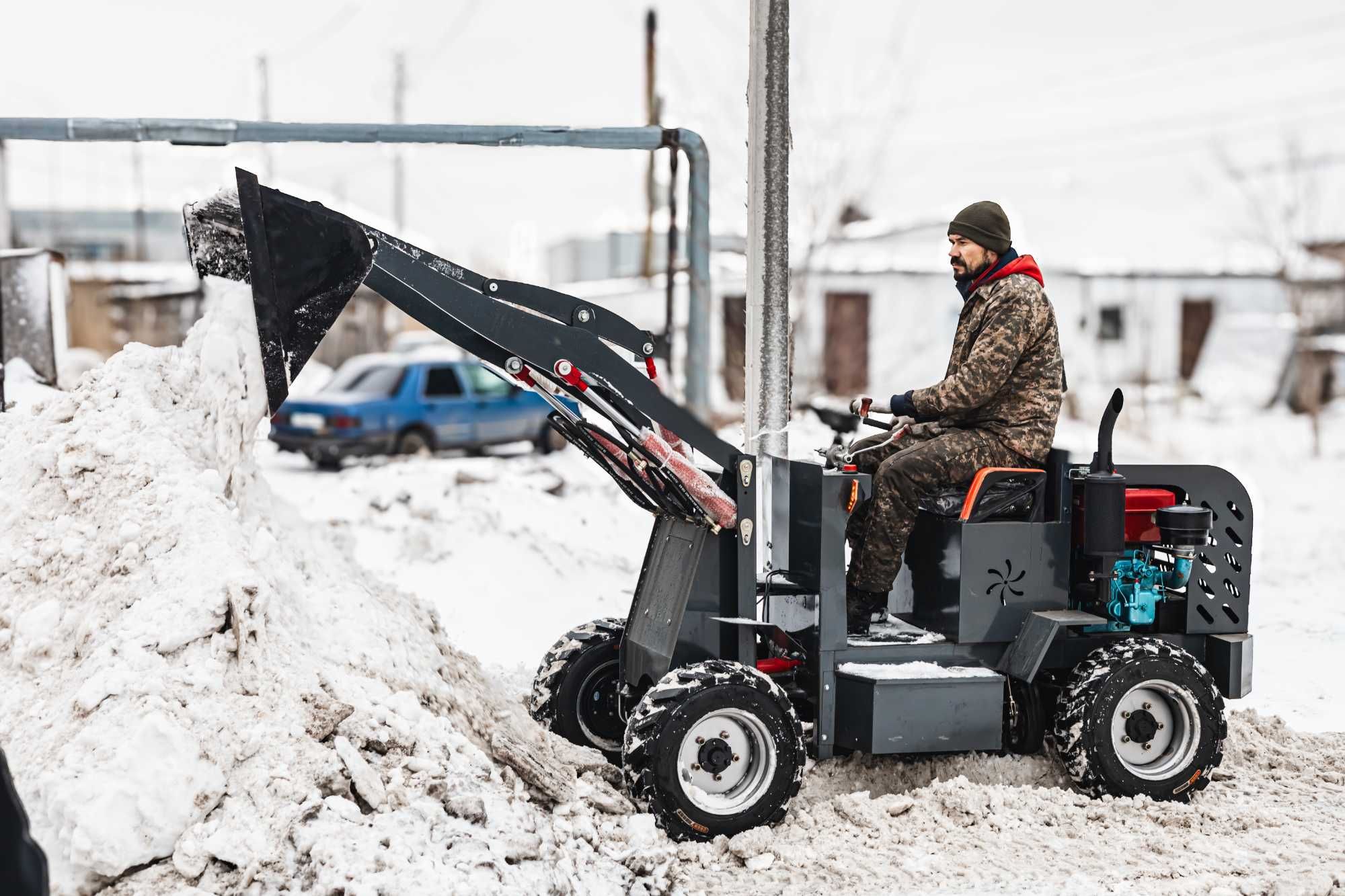 Мини-погрузчик погрузчик JAS 2.15 (4WD) Новый Минитрактор мотоблок *