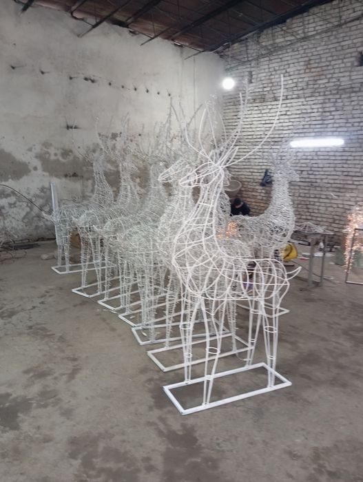 Создайте новогоднюю сказку у себя! 
Мы изготавливаем светящиеся фиг