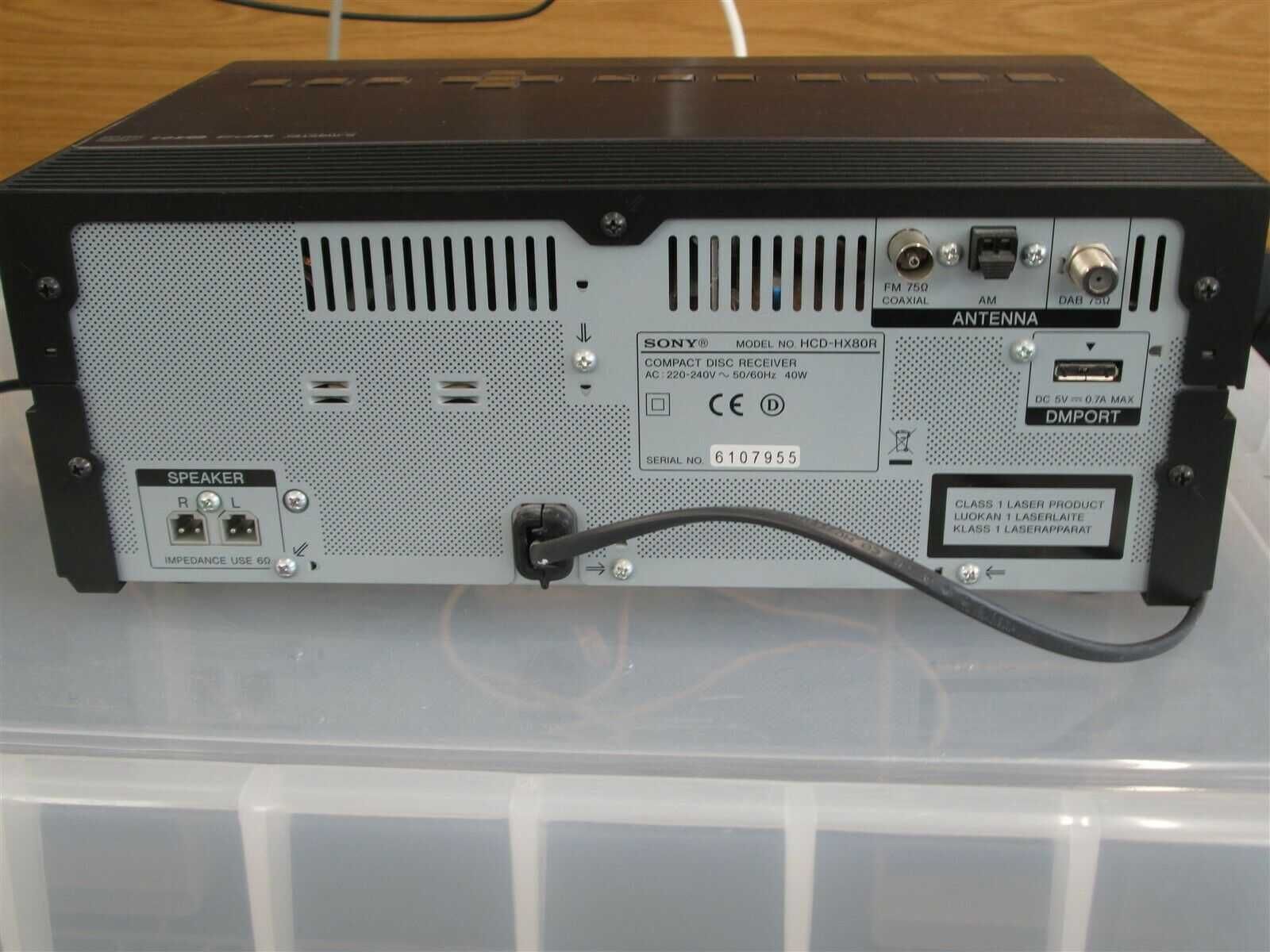 Sistem  audio HIFI  Sony CMT- HX80R, 100 W