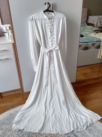 Белое платье для сырга салу