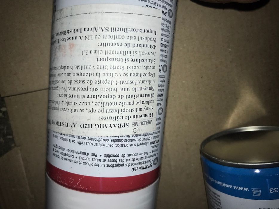 Spray Mig H2O Weldline Anti-Aderent