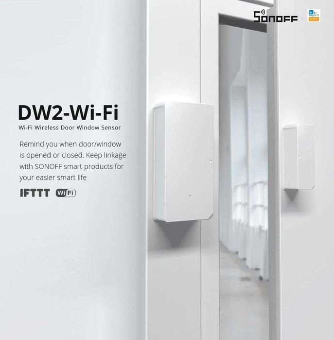 SONOFF DW2 WiFi сензор за врата
