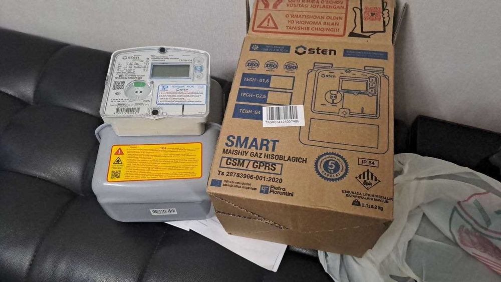 Газ счетчик Osten G4 холати янги 5кун ишлаган сотилади