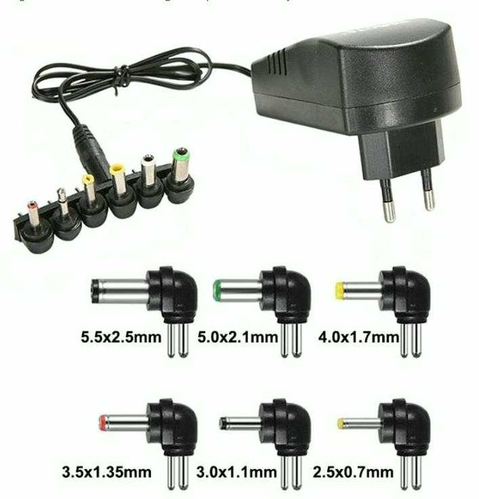 3V~24V Регулируемо Зарядно Универсално Захранващ Адаптер Потенциометър