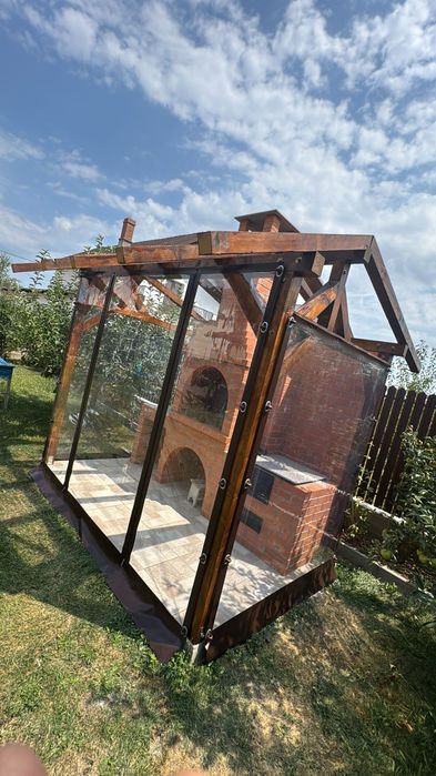 Folie terase si foisoare Cristal premium transparenta trata UV