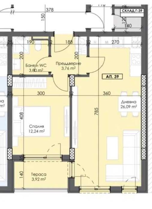 Двустаен ЮЖЕН апартамент с АКТ 14 - кв. Тракия