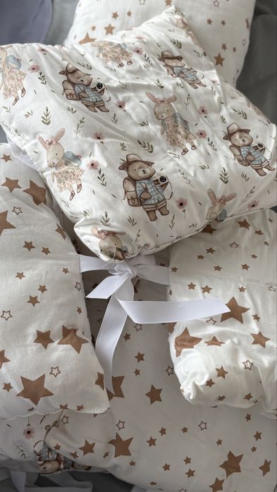 Бортки мягкие на колыбель