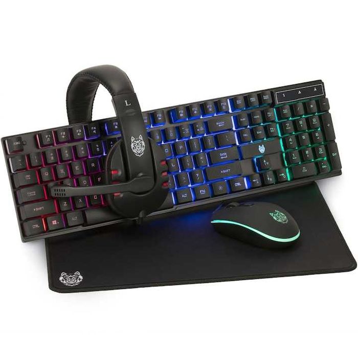 kit tastatura, mouse, casti gaming