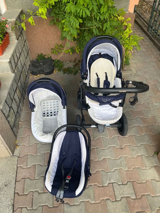 Set cărucior copii scoică și landou