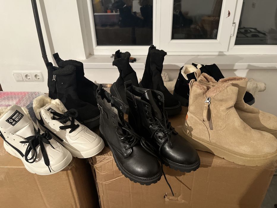 6 пар обуви сапоги
