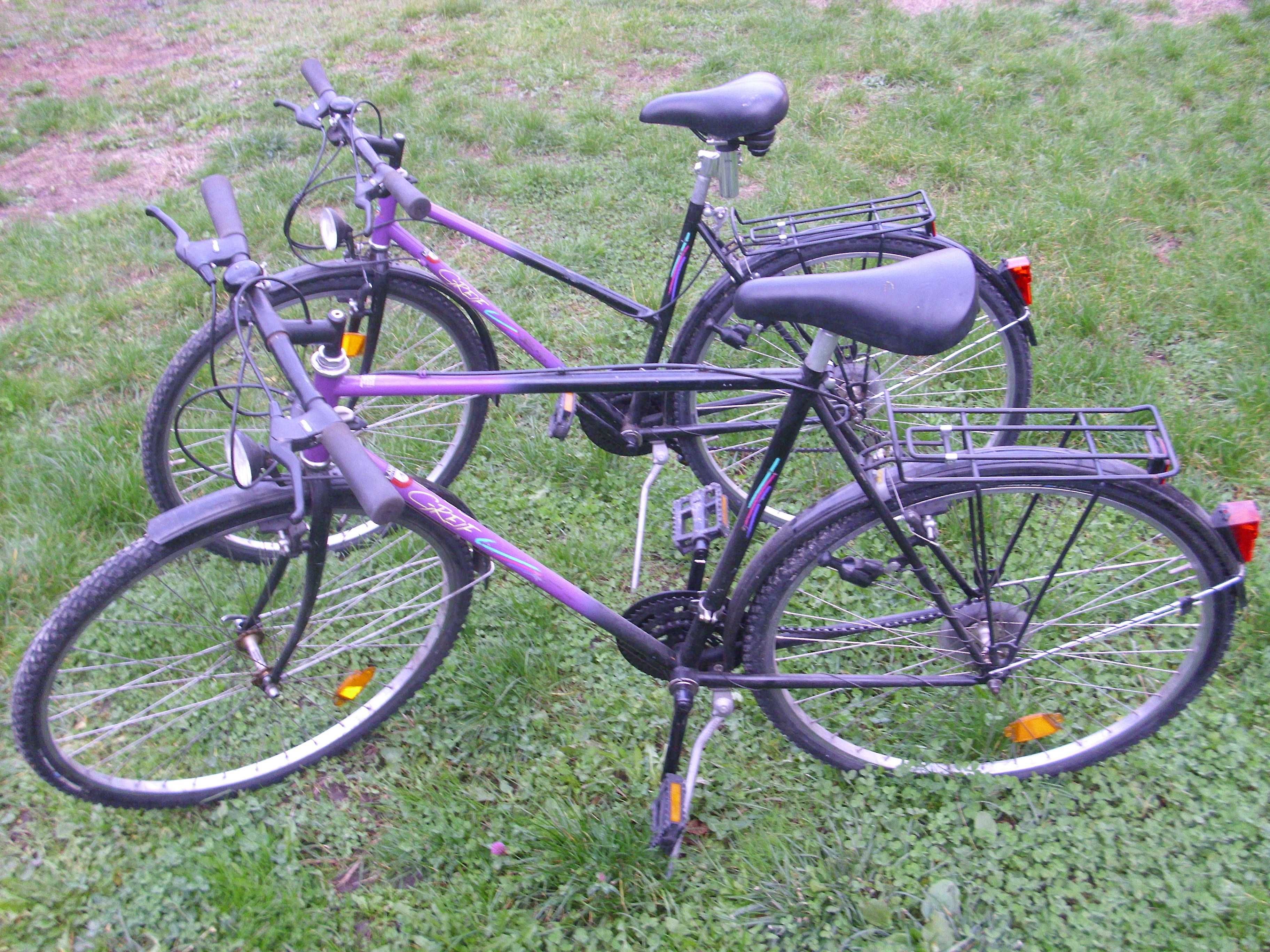 Bicicleta ALU-REX pe28 din aluminiu si 2 bic. Greif  pereche pe 28