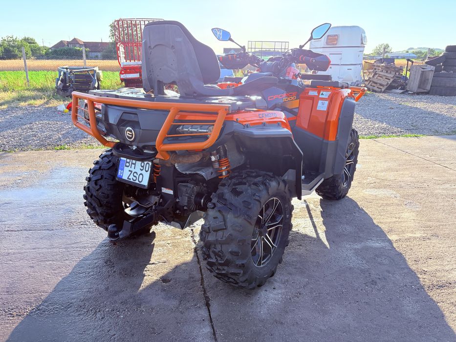 Atv CF Moto 1000, 2 pistoane,3.650 km,scut alu,2 locuri nu can am,2022