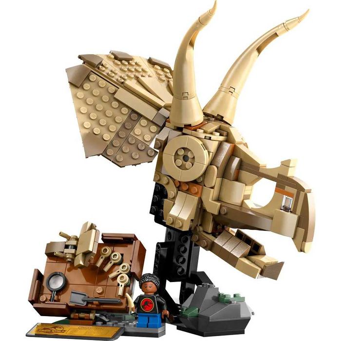 Lego Jurassic World 76969 - Вкаменелости: Череп на трицератопс