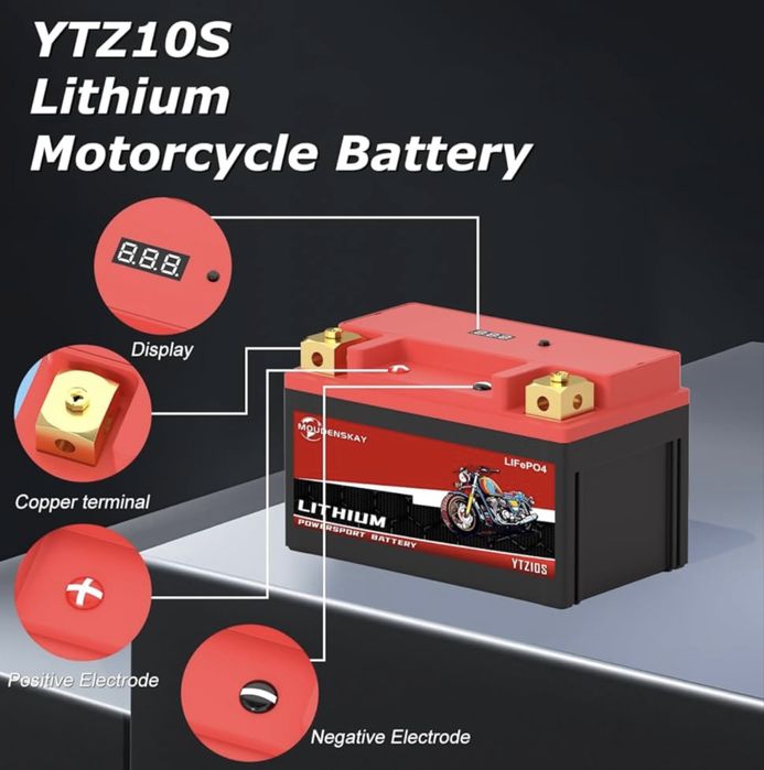 Baterie Moto Litiu MOUDENSKAY 12V NEW IN BOX