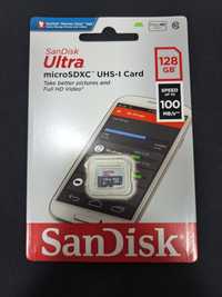 Micro SD 128GB SanDisk Ultra Fleshka