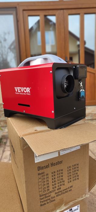 Webasto Sirocou Încălzitoare Vevor 8 kw la 12 V wireless