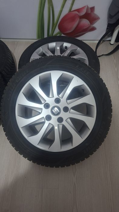 Jante 5x112 R16 cu anvelope iarna noi