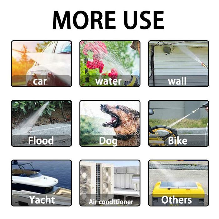 Водоструйка Безжичен пистолет за миене на автомобил под високо наляган