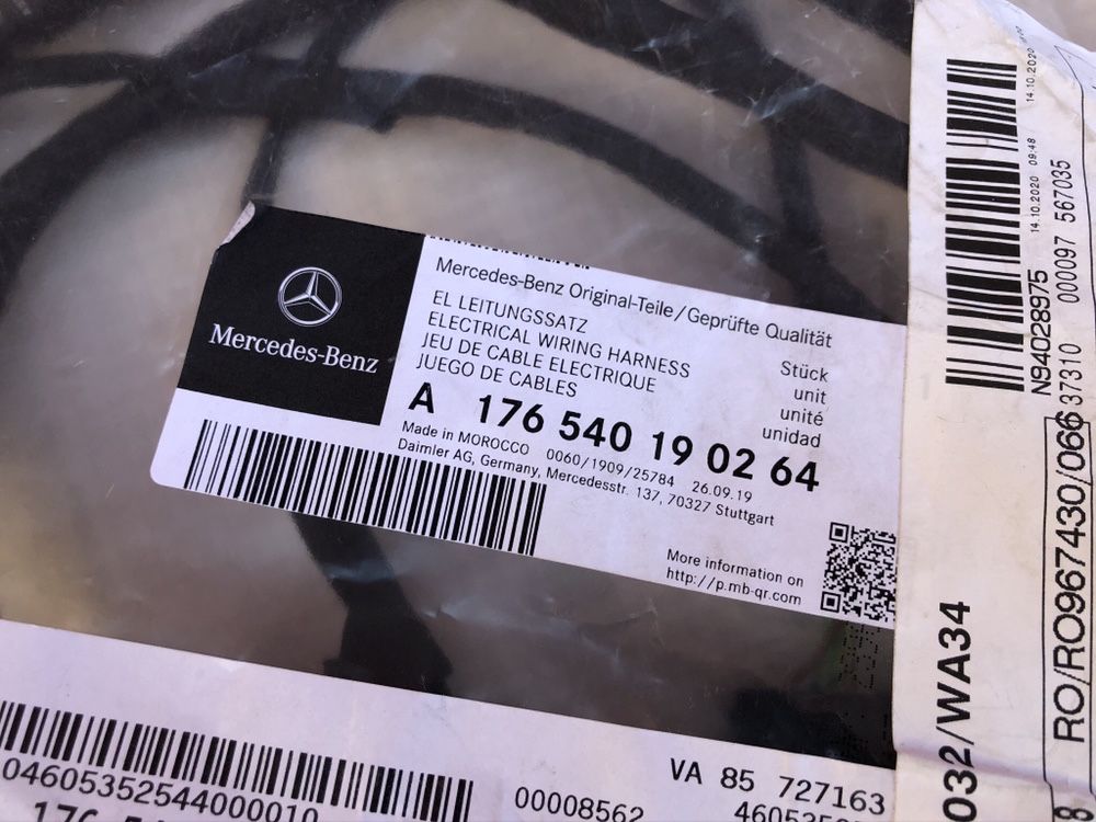 Vand instalatie senzori parcare noua Mercedes A W176