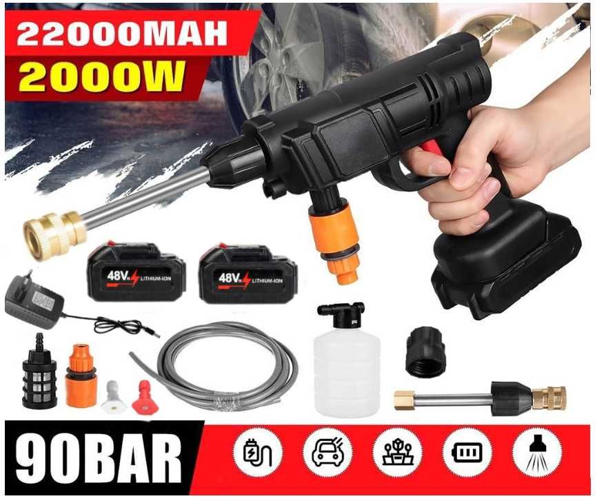 Преносима акумулаторна водоструйка 2000W 90BAR