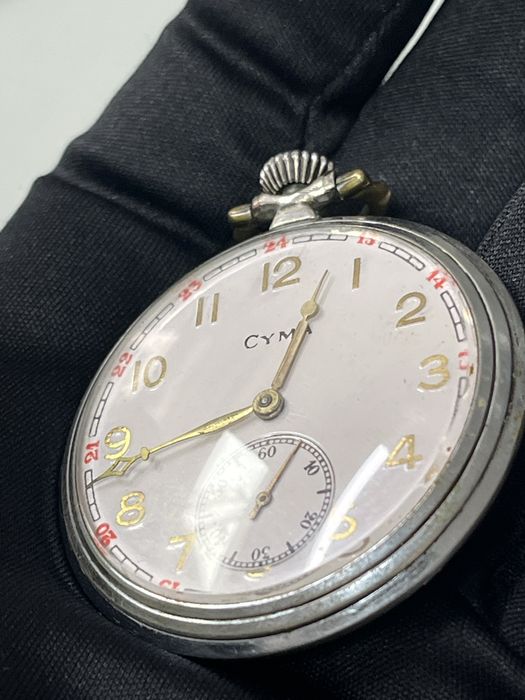 CYMA военен джобен часовник от Втората световна война