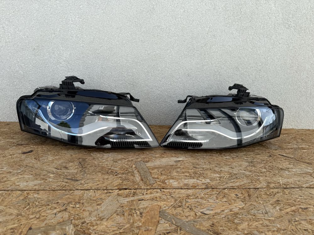 SET Far stanga dreapta Audi A4 8k B8 2008-2012 Xenon + LED Originale