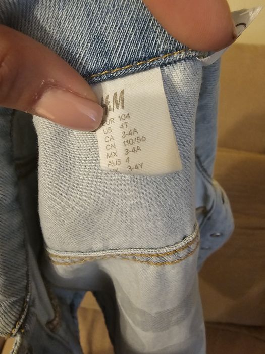 Geaca blugi H&M, Mickey Mouse, 104