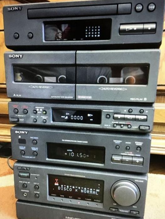 Mini-Sistem audio RETRO, MHC-2700, original-Sony, superb/recondiționat