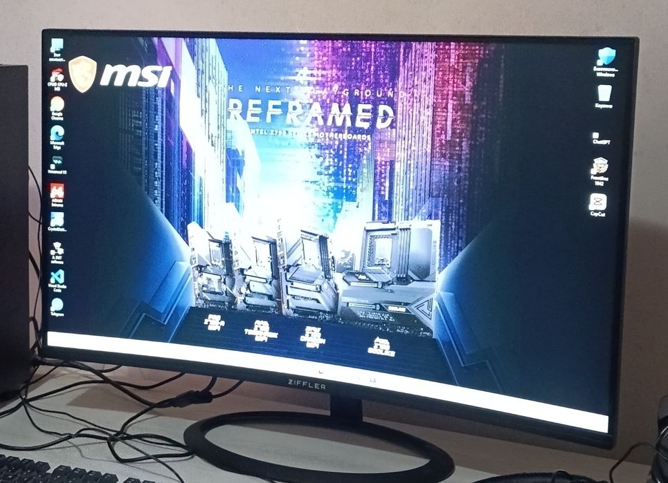 Срочно Продам Монитор Zifller 32 дюймовый курвет 165 герц