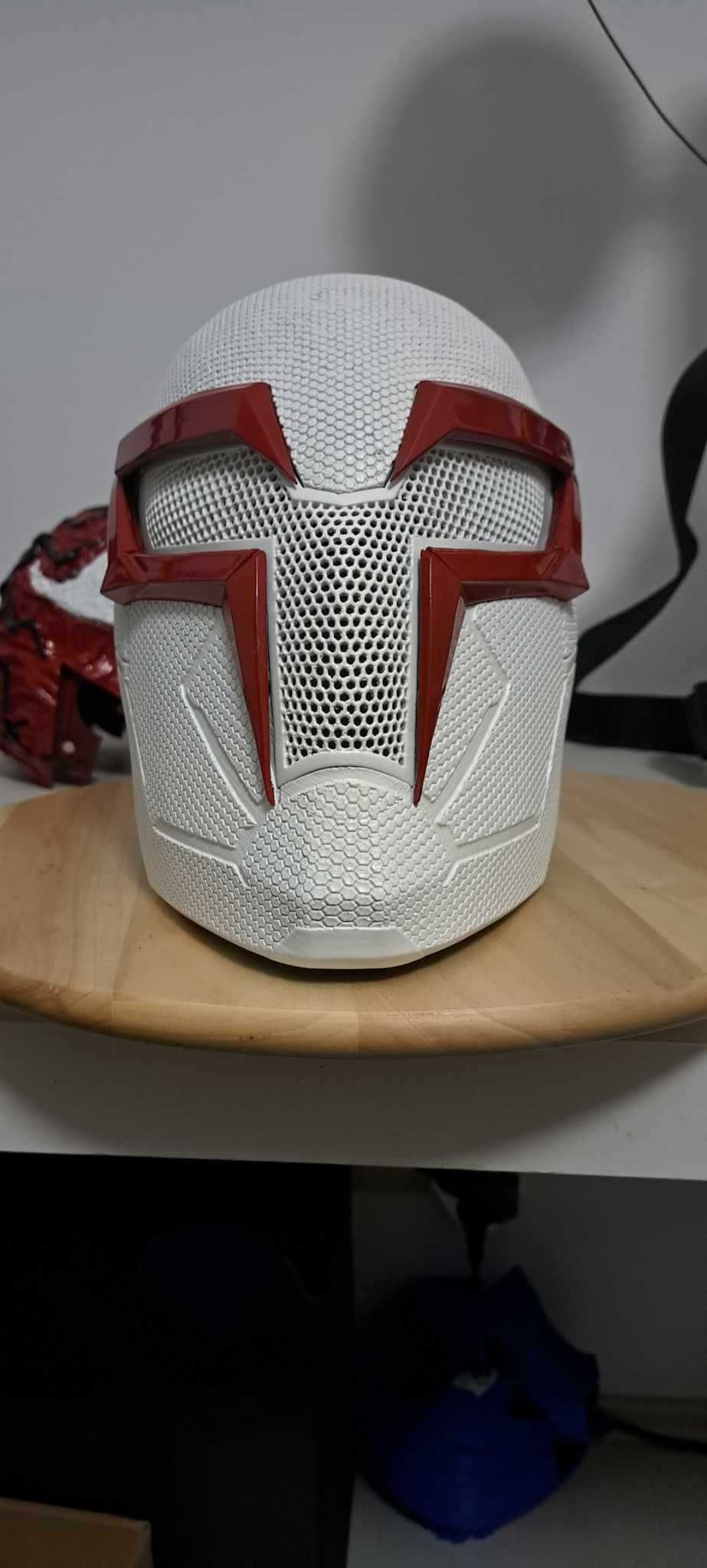 Casca/helmet Spiderman 2099 White + Carnage 3D print