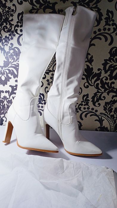 Сапоги белые "Снегурочка"