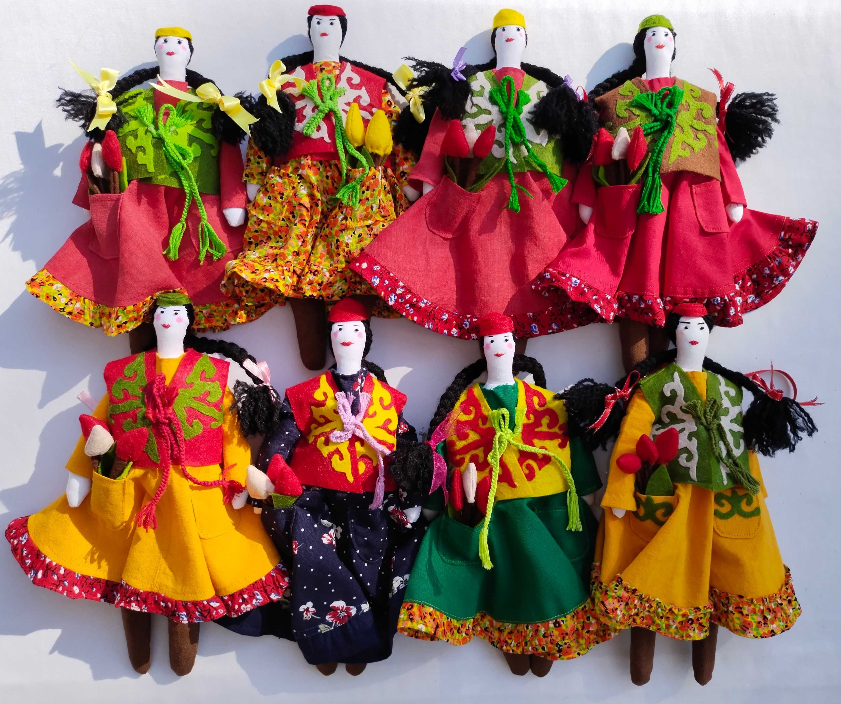 Казахские текстильные куклы