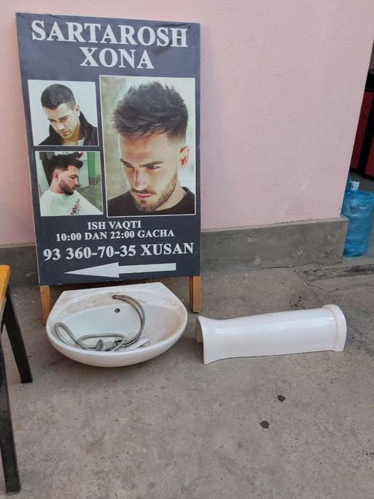 Sartaroshlar uchun polni mebel