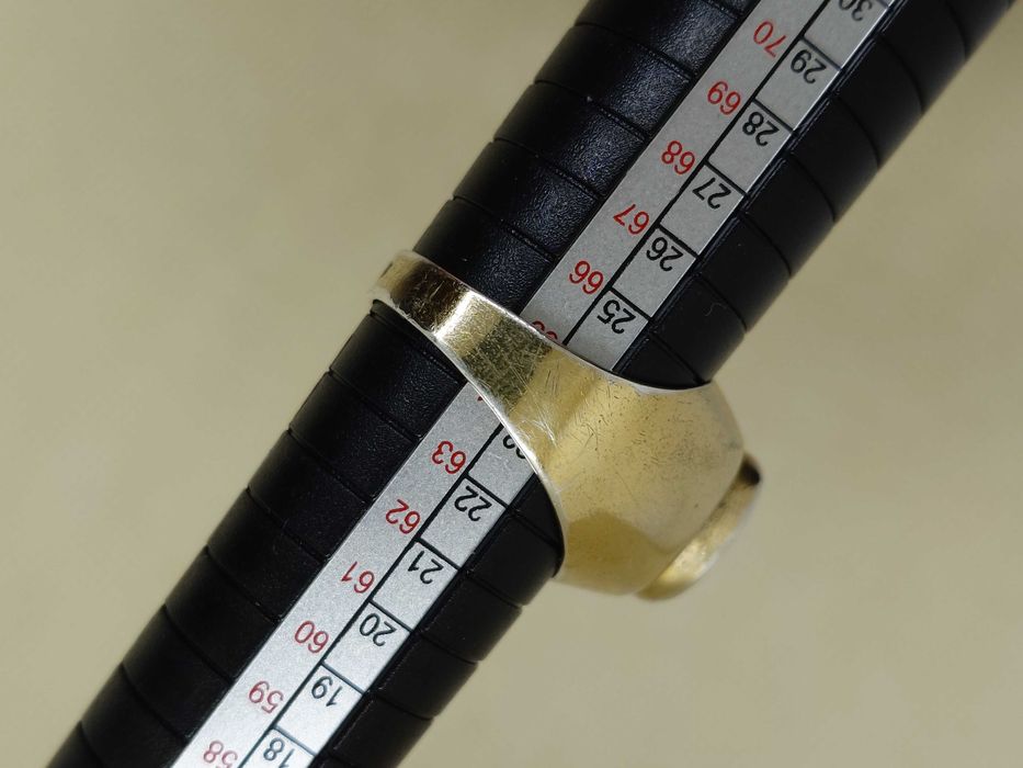 Inel rusesc – argint 875 aurit, piatră violet